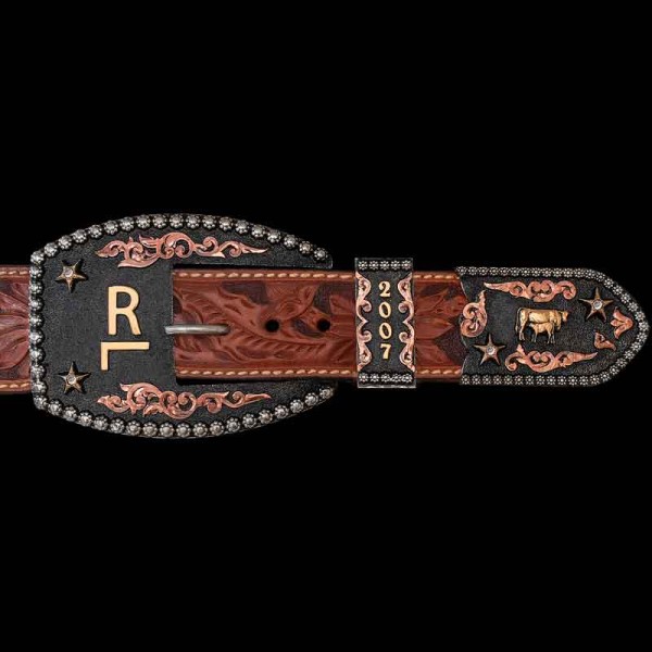 Wilmington Custom Three Piece Buckle Set